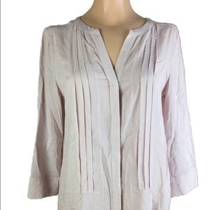 Anthropologie Maeve Pink Top Shirt Blouse Size 4